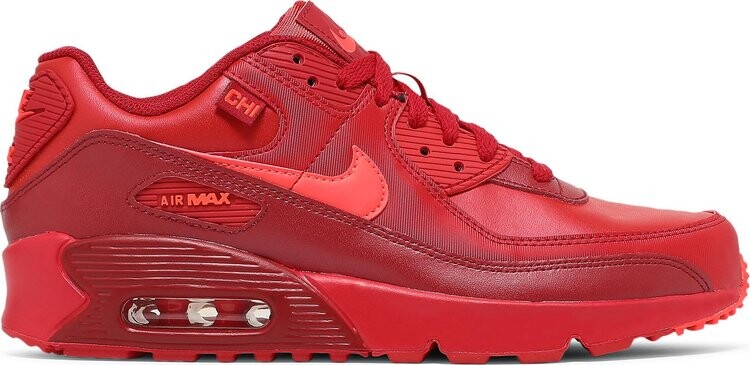 Кроссовки Nike Air Max 90 GS 'City Special - Chicago', красный — фото 2