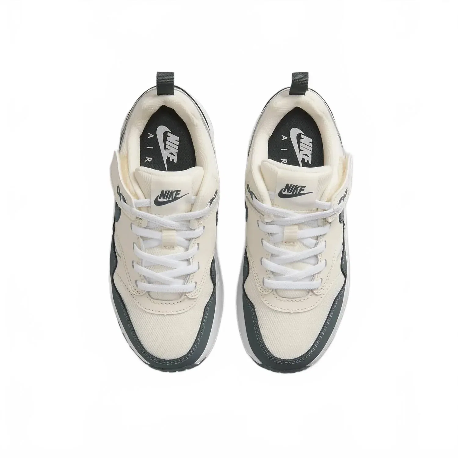 Детские кроссовки Nike Air Max 1 EasyOn с ремешком, Pale Ivory/White/Bicoastal/Vintage — фото 4
