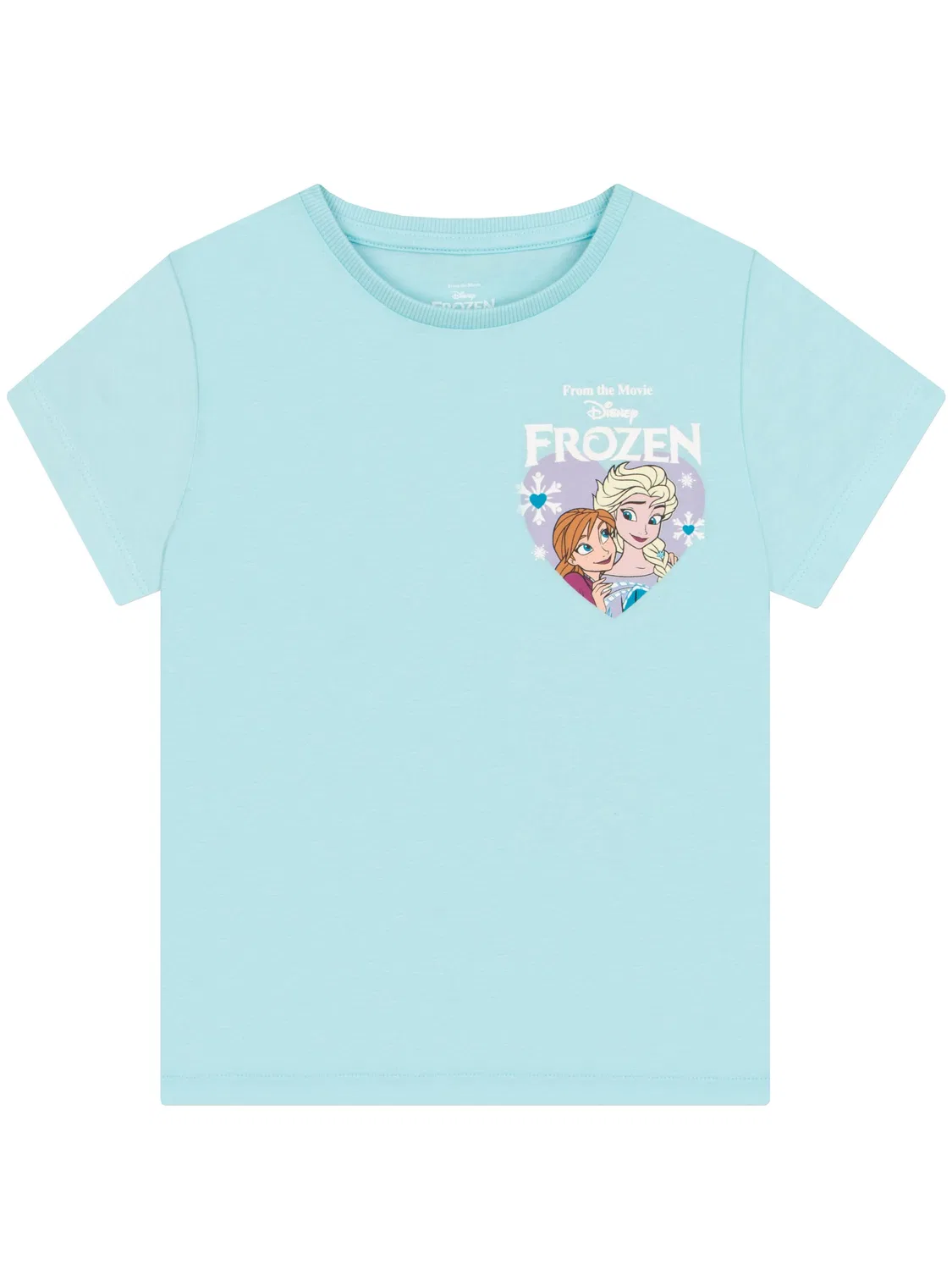 Футболки детские 3 шт., Frozen, Anna and Elsa Character, розовый — фото 2