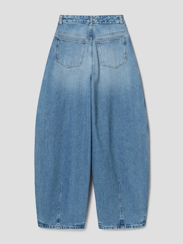 Джинсы Wide Ovalo JACQUEMUS, Blue — фото 2