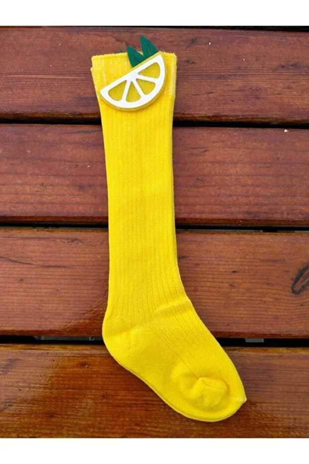 Детские носки для новорожденных хлопковые Janus Çorap, Yellow