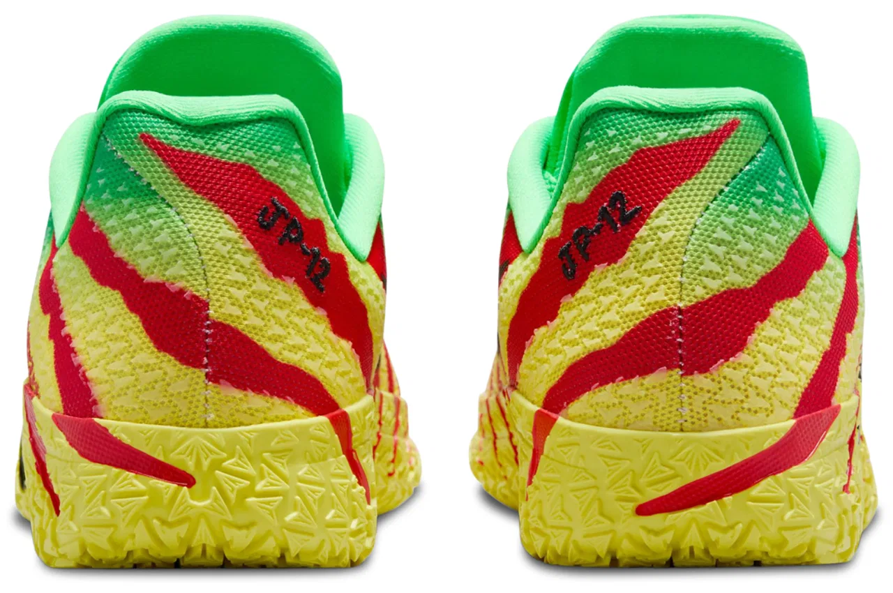 Кроссовки для мальчиков Ja 3 JP Nike, цвет Green Spark/Black/University Red — фото 3