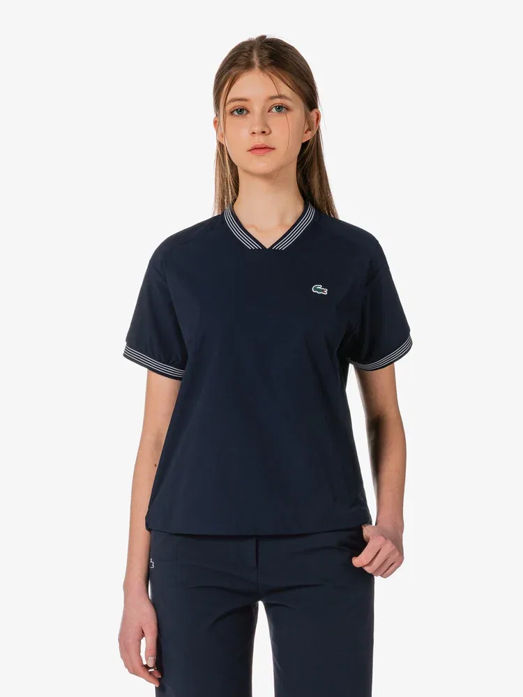 Футболка LACOSTE Navy с коротким рукавом — фото 4