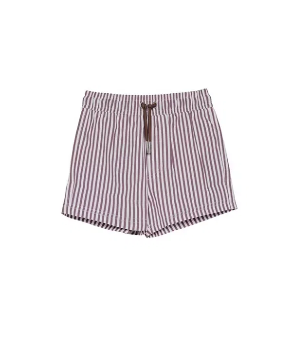 Детские шорты для плавания для мальчиков с принтом Beach Scout Drawstring Gottex Kids, Brown-White