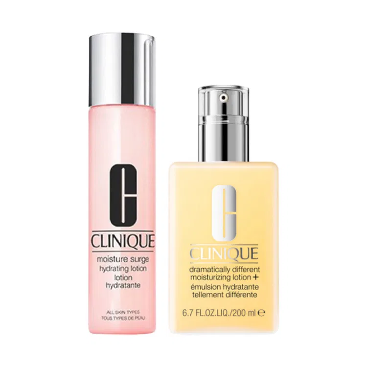 Женский набор увлажняющих средств CLINIQUE, 200 мл+125 мл, Pink Water, Butter
