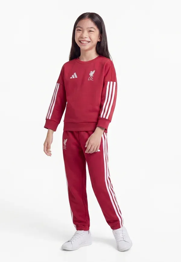 Толстовка унисекс с надписью «Ливерпуль ФК ДНК ребенок» Adidas Performance, бордовый