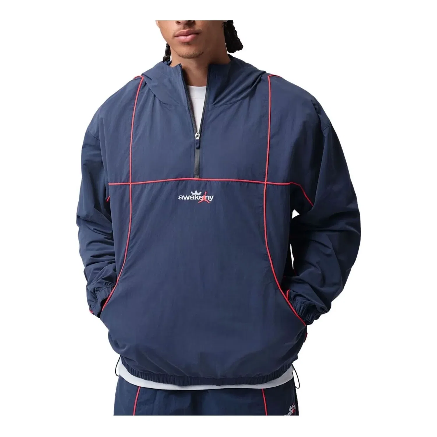 Мужская куртка Air Jordan x Awake NY Track Jacket 'Midnight Navy Infrared' Jordan, Midnight Navy/Infrared