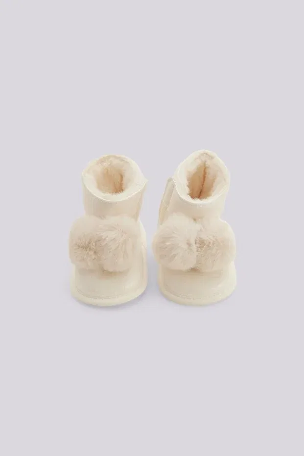 Детские пинетки для девочек белые Gb Baby, White