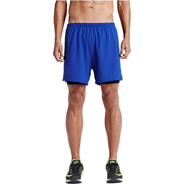 Шорты men's solid color logo straight shorts blue Nike, мультиколор — фото 3