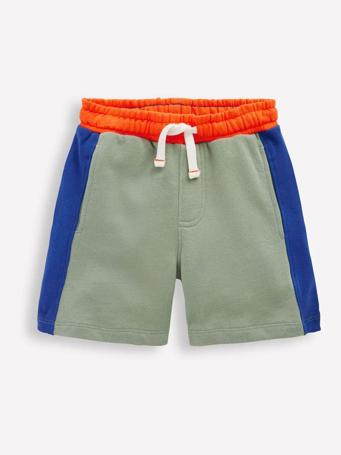 Шорты спортивные с утяжкой, Colourblock Boden, зеленый — фото 4