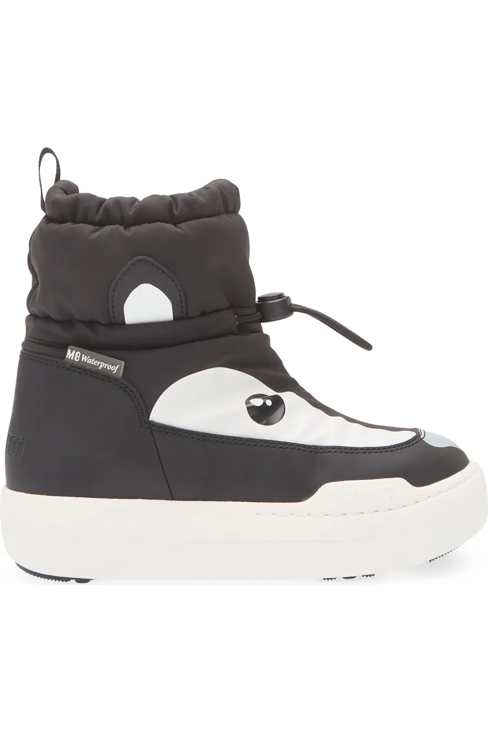Детские ботинки водонепроницаемые утепленные Tube Moon Boot, Panda — фото 3