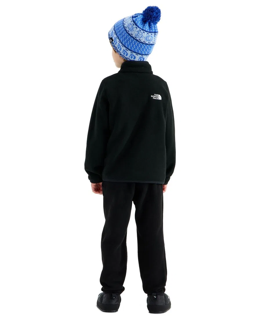 Комплект из флисового пуловера и брюк Glacier Quarter-Zip The North Face, TNF Black — фото 4