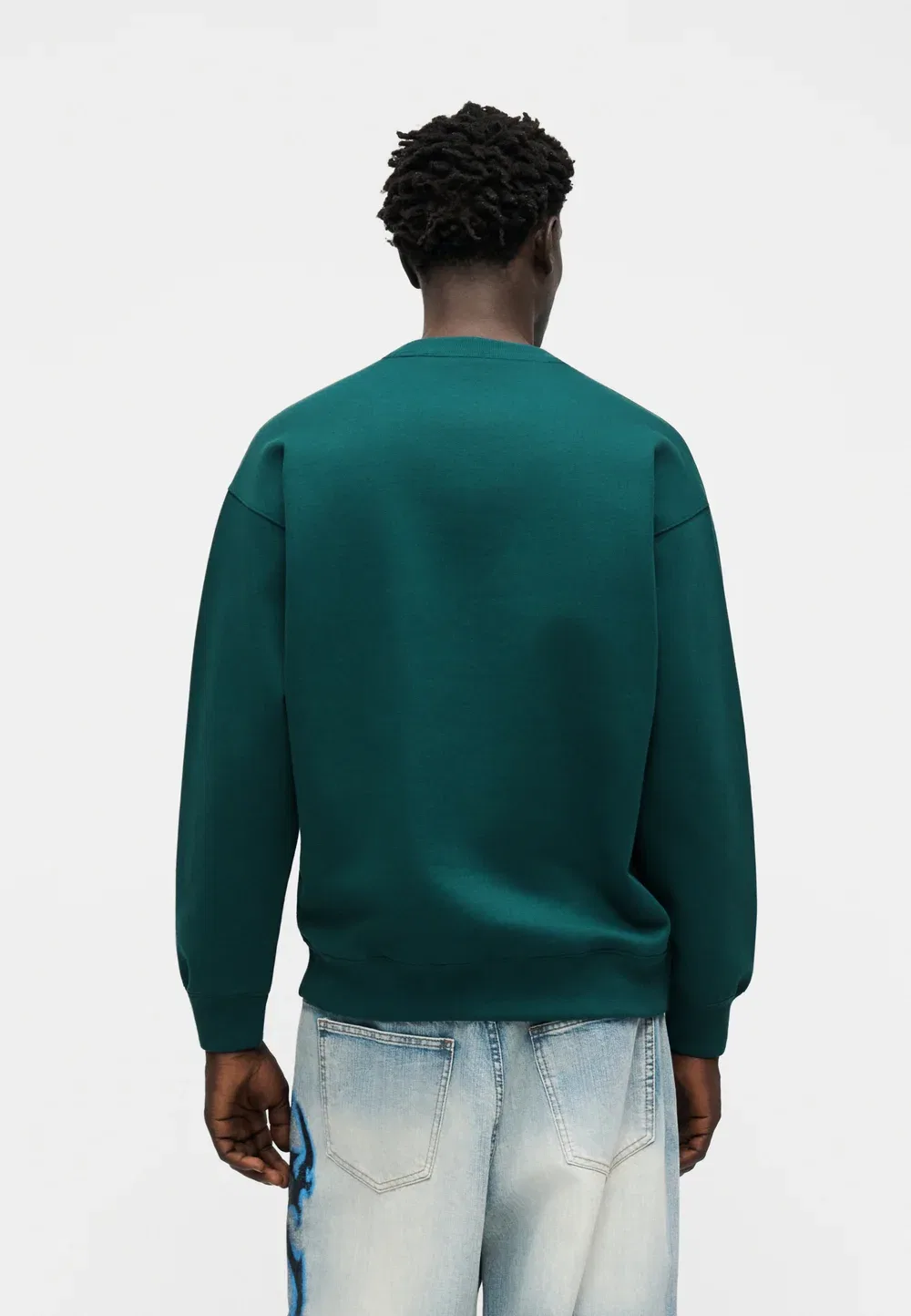 Толстовка унисекс Crew Adidas Originals, Rich Green — фото 3