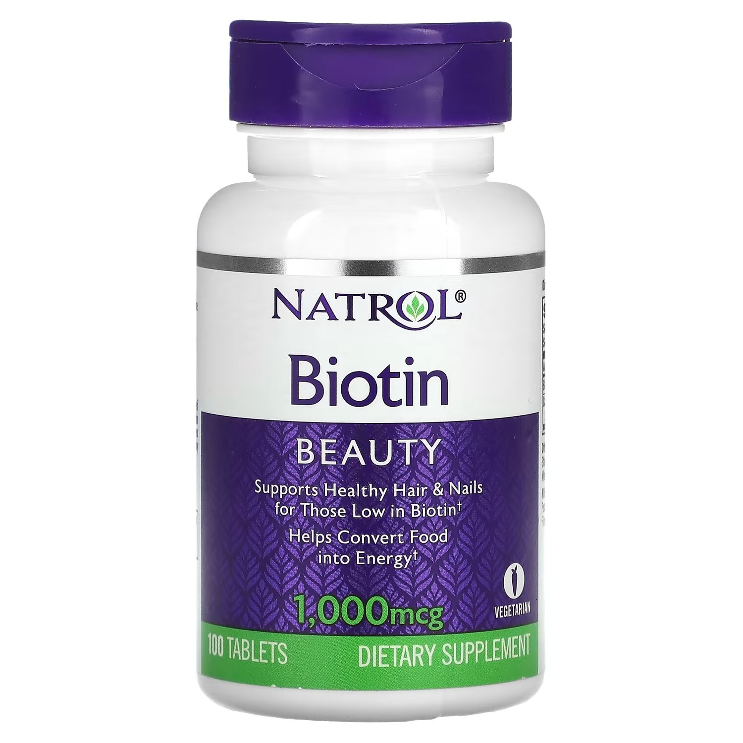 

Natrol Биотин 1000 мкг, 100 таблеток