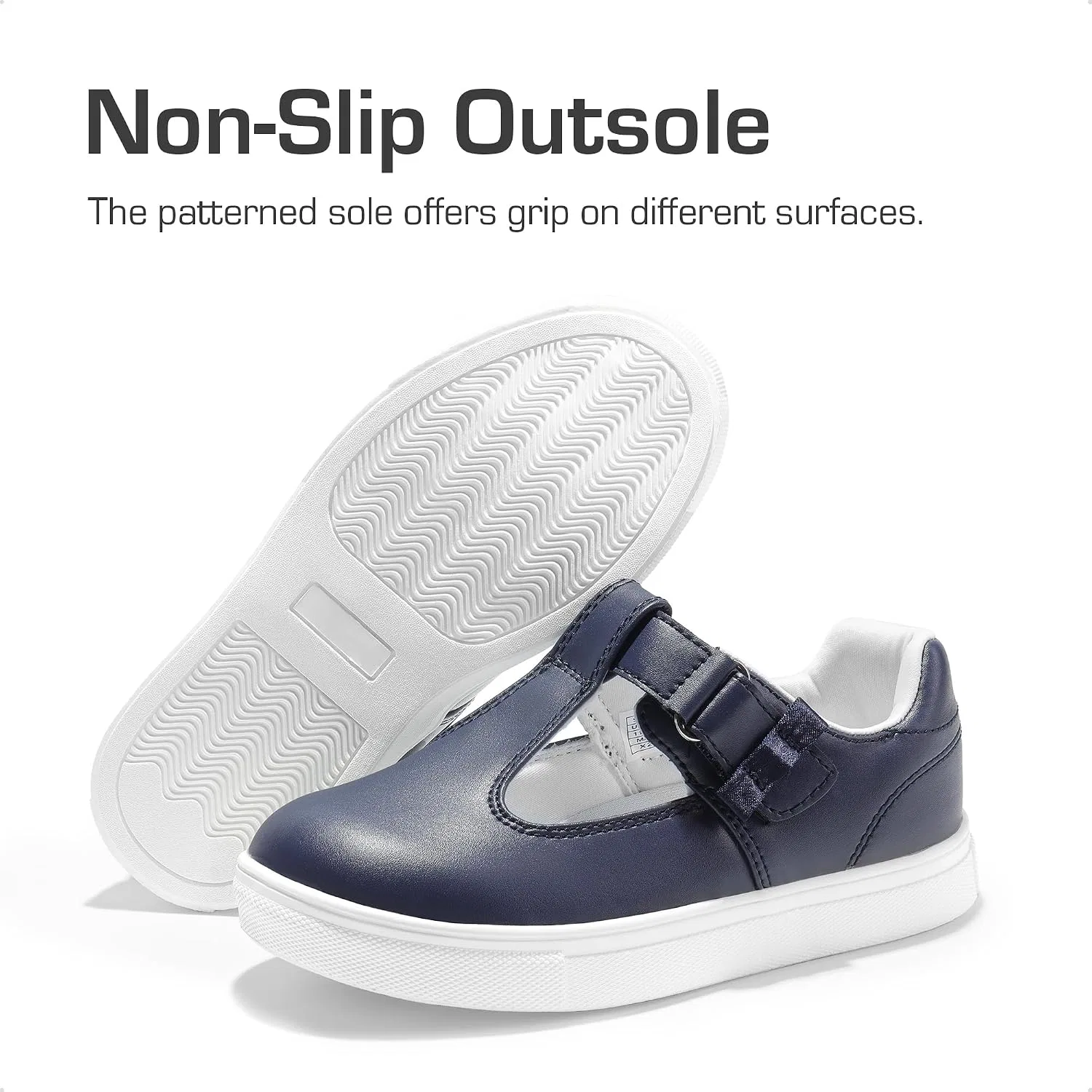 Детские туфли Мэри Джейн для девочек DREAM PAIRS, Navy — фото 3