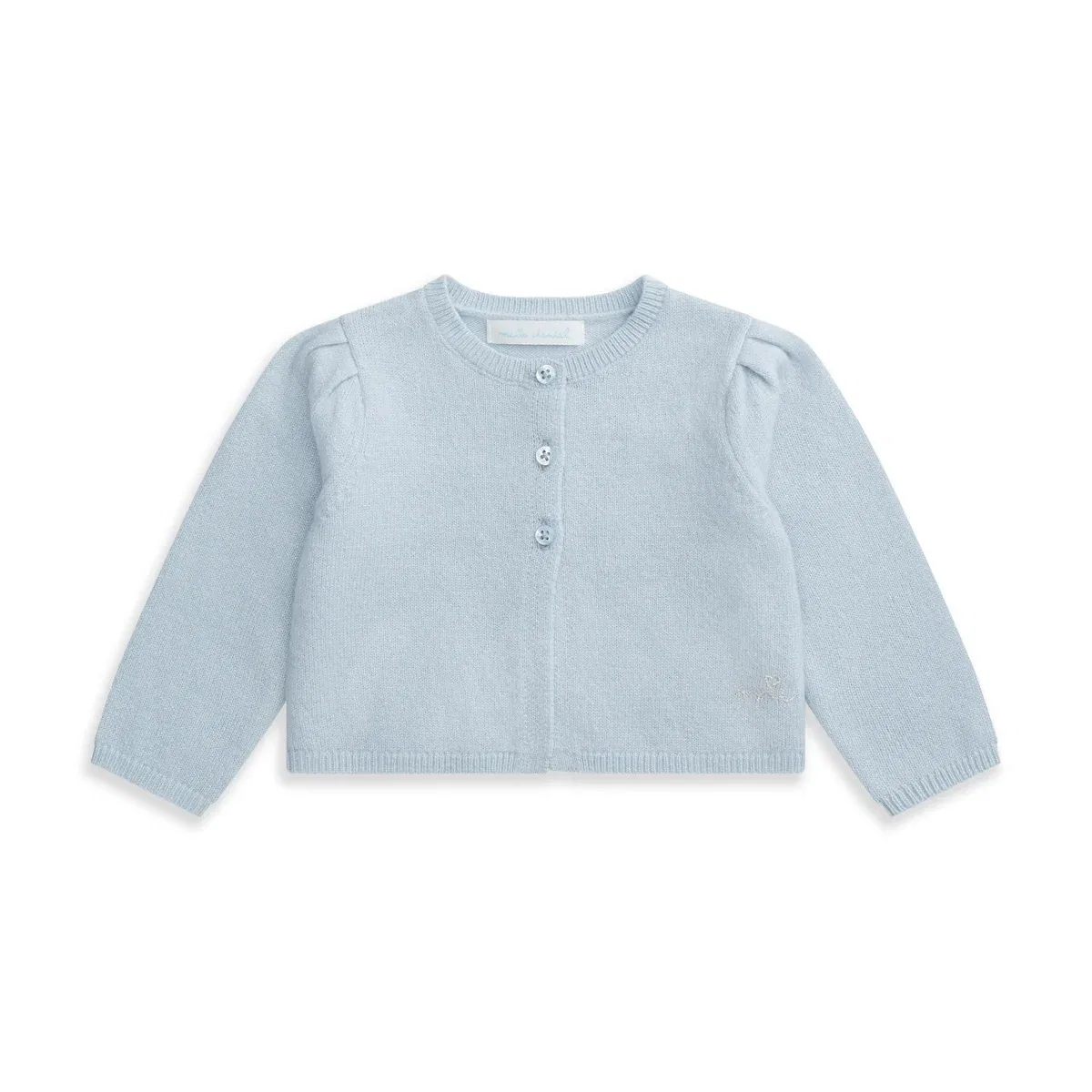 Кардиган из кашемира с люрексом Cashmere Lurex Cardigan Marie Chantal, Pale Blue