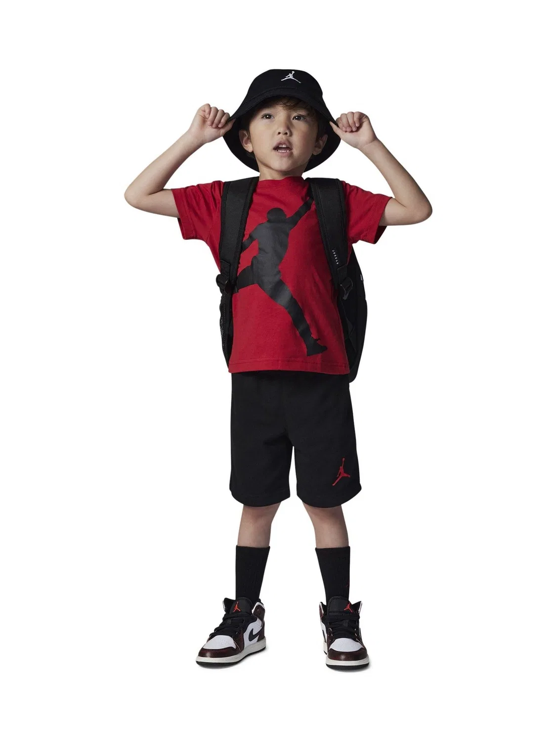 Комплект из футболки и шорт, джерси, Jumbo Jumpman Jordan, черный