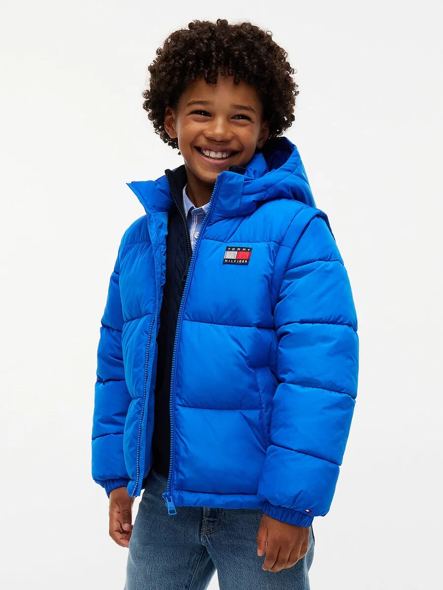 Зимняя куртка TOMMY HILFIGER 'Heritage' синего цвета — фото 2