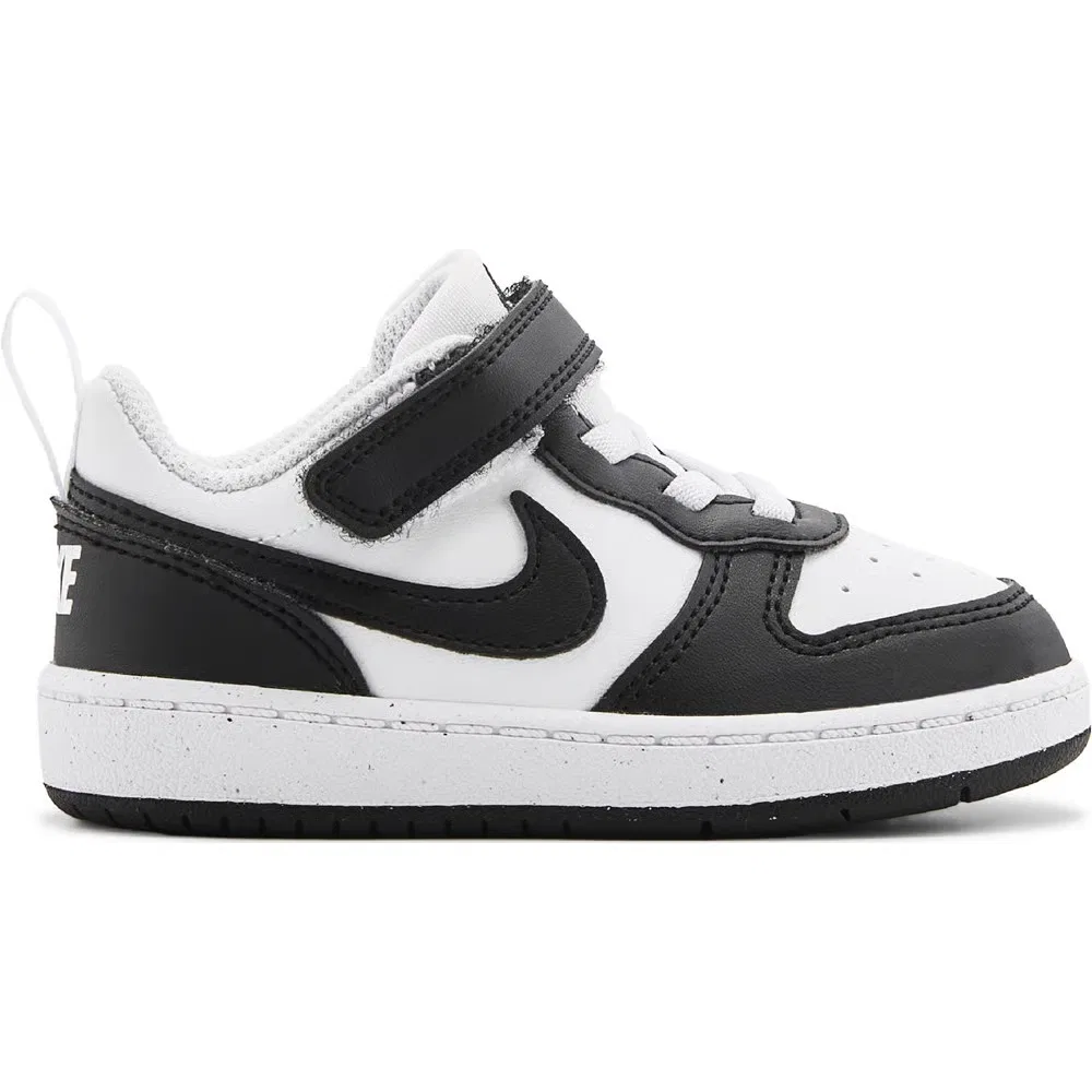 Детские кроссовки Kids' court borough low recraft для малышей Nike, Black/White — фото 2