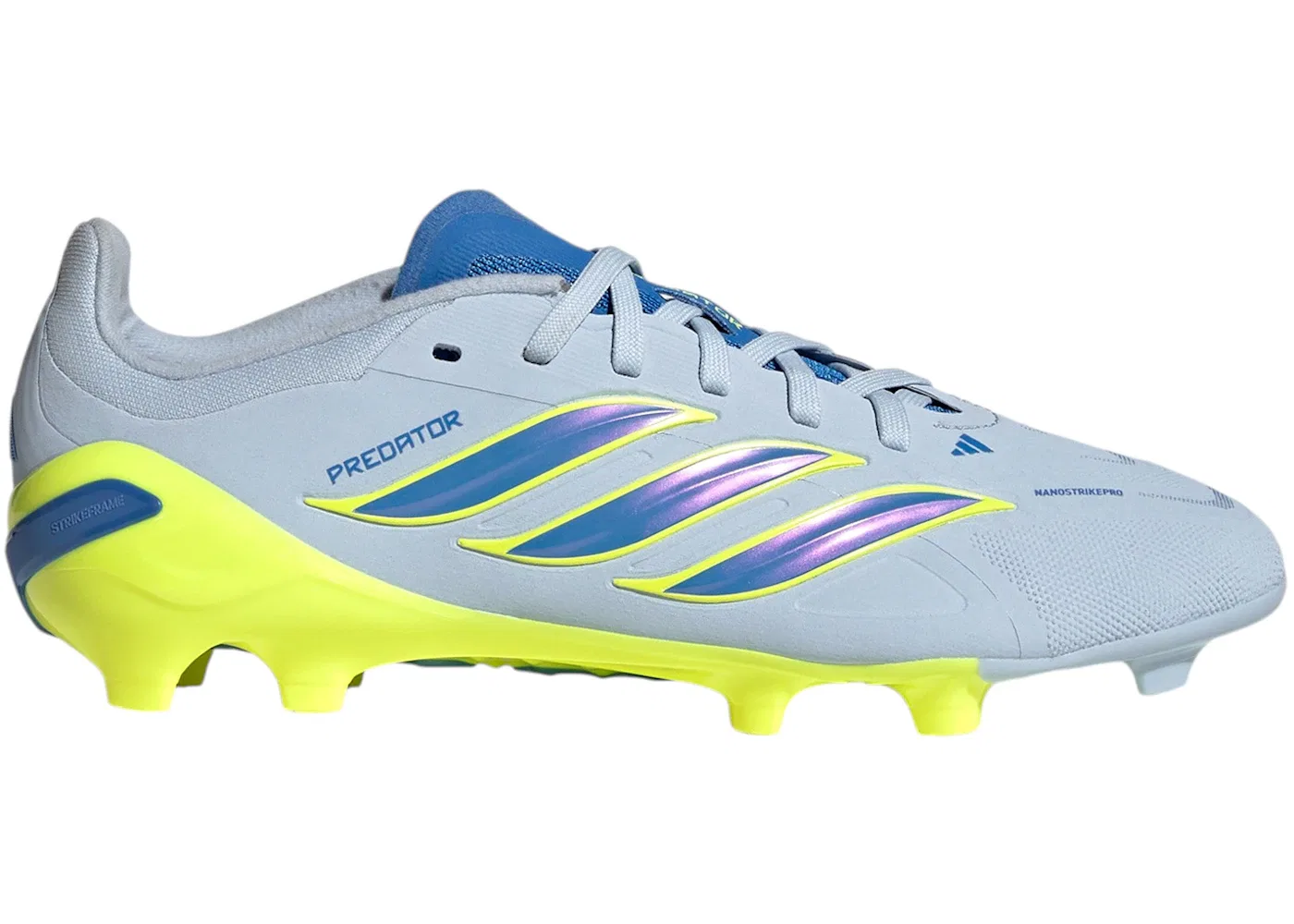 Детские бутсы с шипами Predator Elite FG Adidas, Crystal Sky/Ray Blue/Team Solar Yellow 2