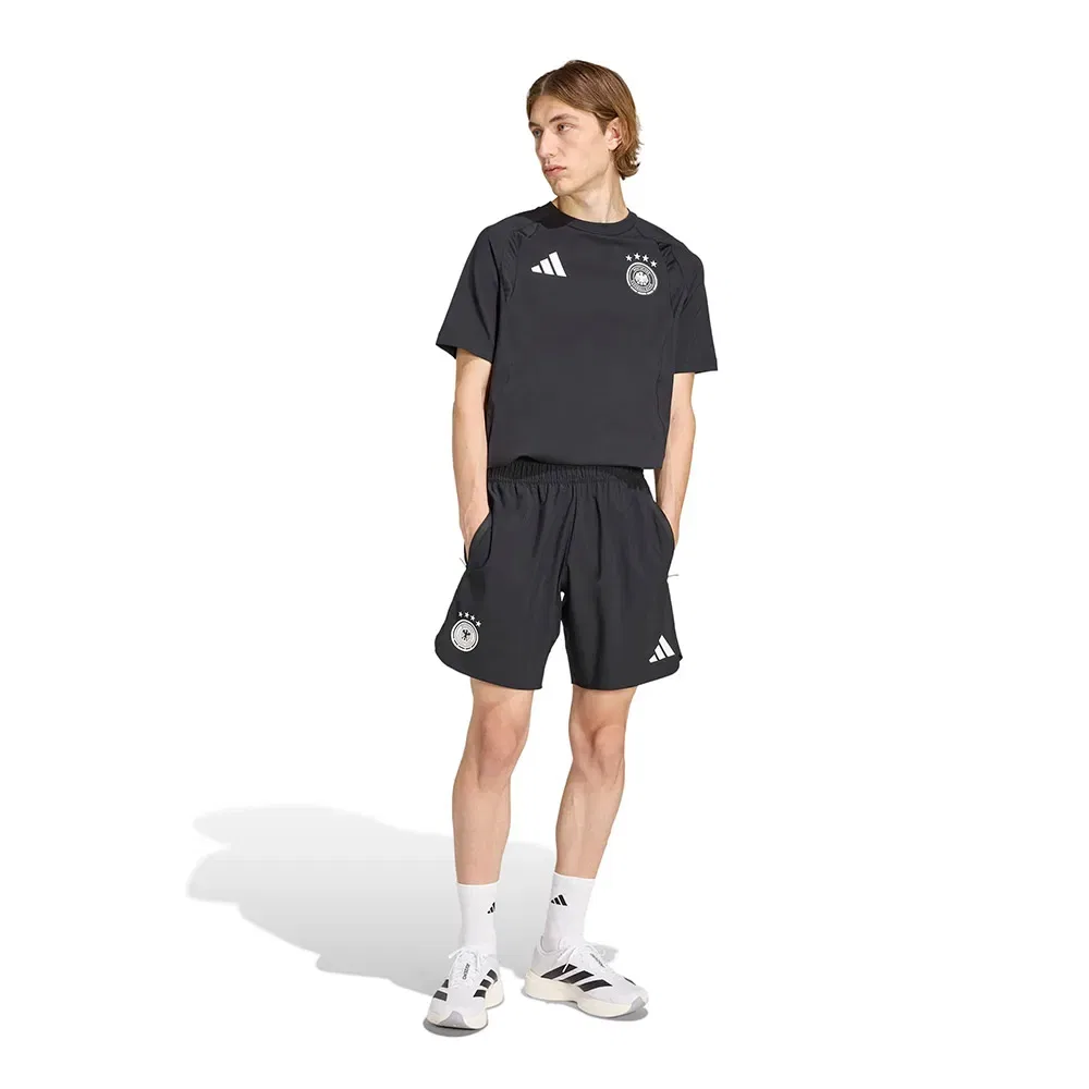 Мужские шорты с принтом Tiro Travel Adidas, Black