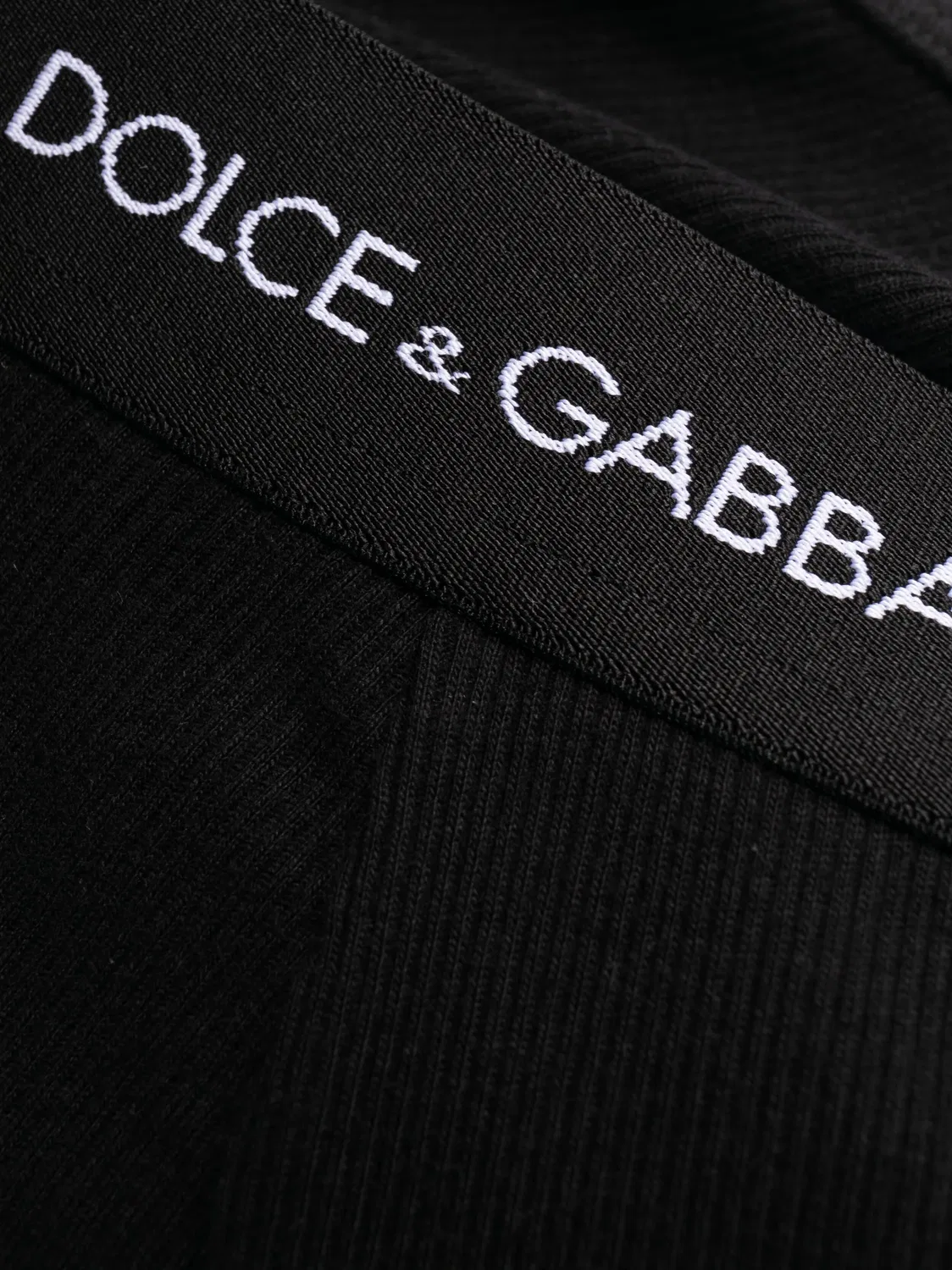 Брифы с логотипом на резинке Dolce & Gabbana, черный — фото 3