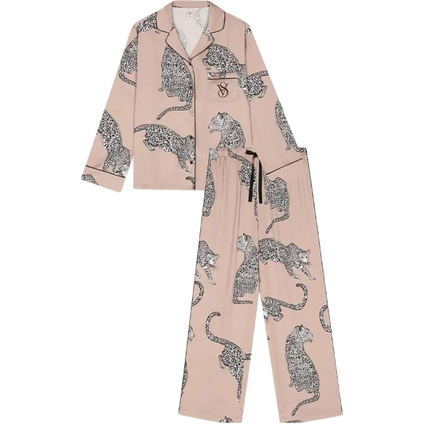Женский комплект пижамы из сатина Victoria's Secret, Brown