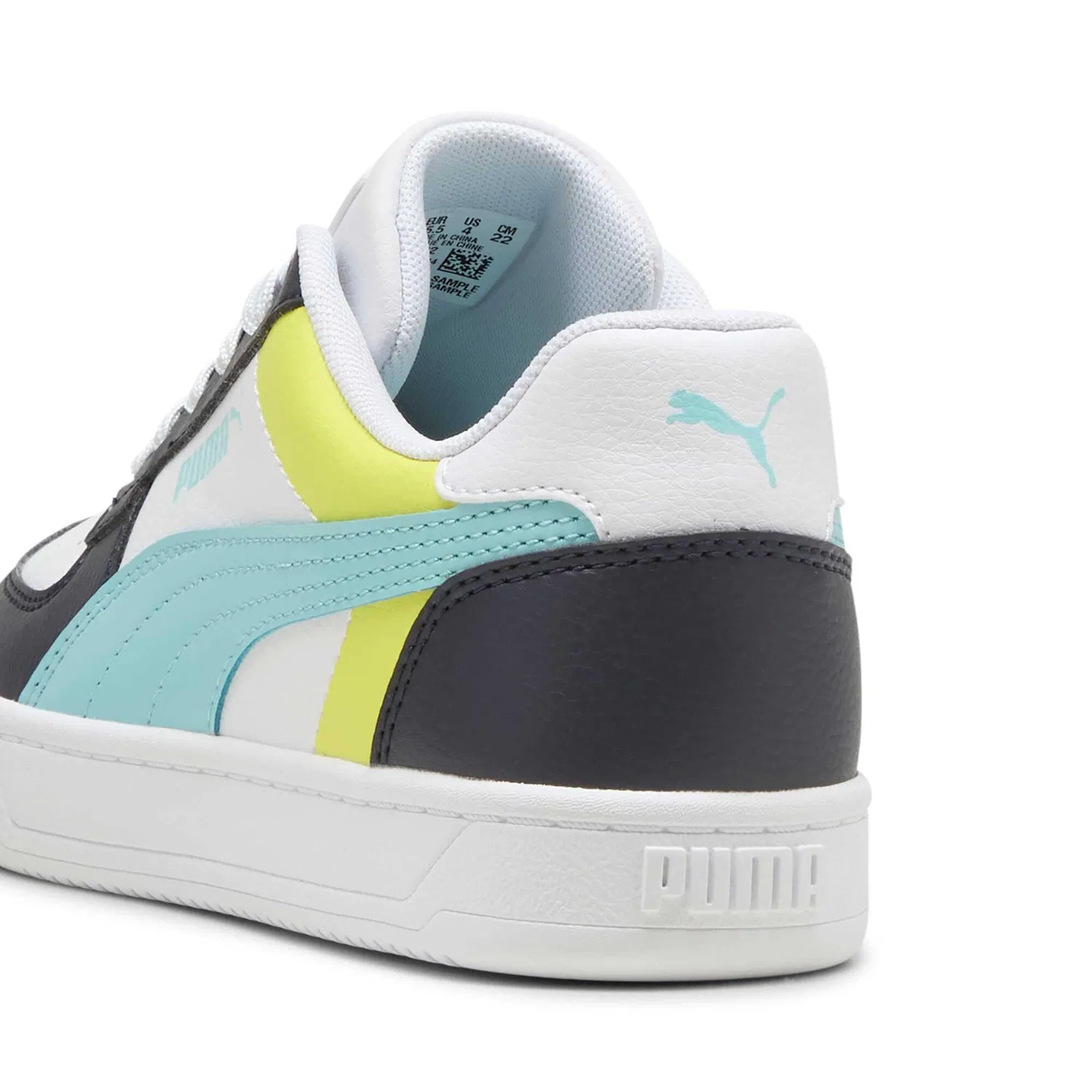 Детские кроссовки для мальчиков Caven Junior PUMA, 2 0 Block White Safe Lake New Navy — фото 2
