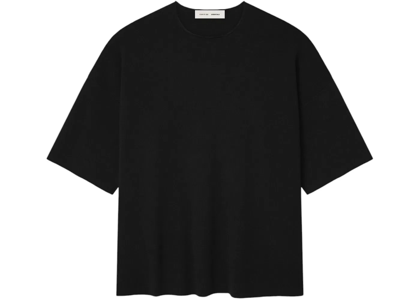 Мужская футболка с длинным рукавом из мериноса Fear of God Tee, Jet Black