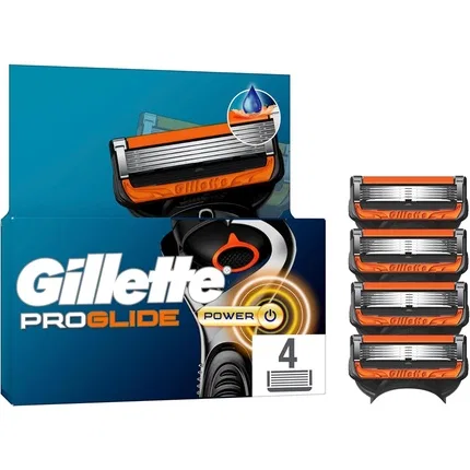 Сменные лезвия для бритвы Gillette Proglide Power, 4 шт.