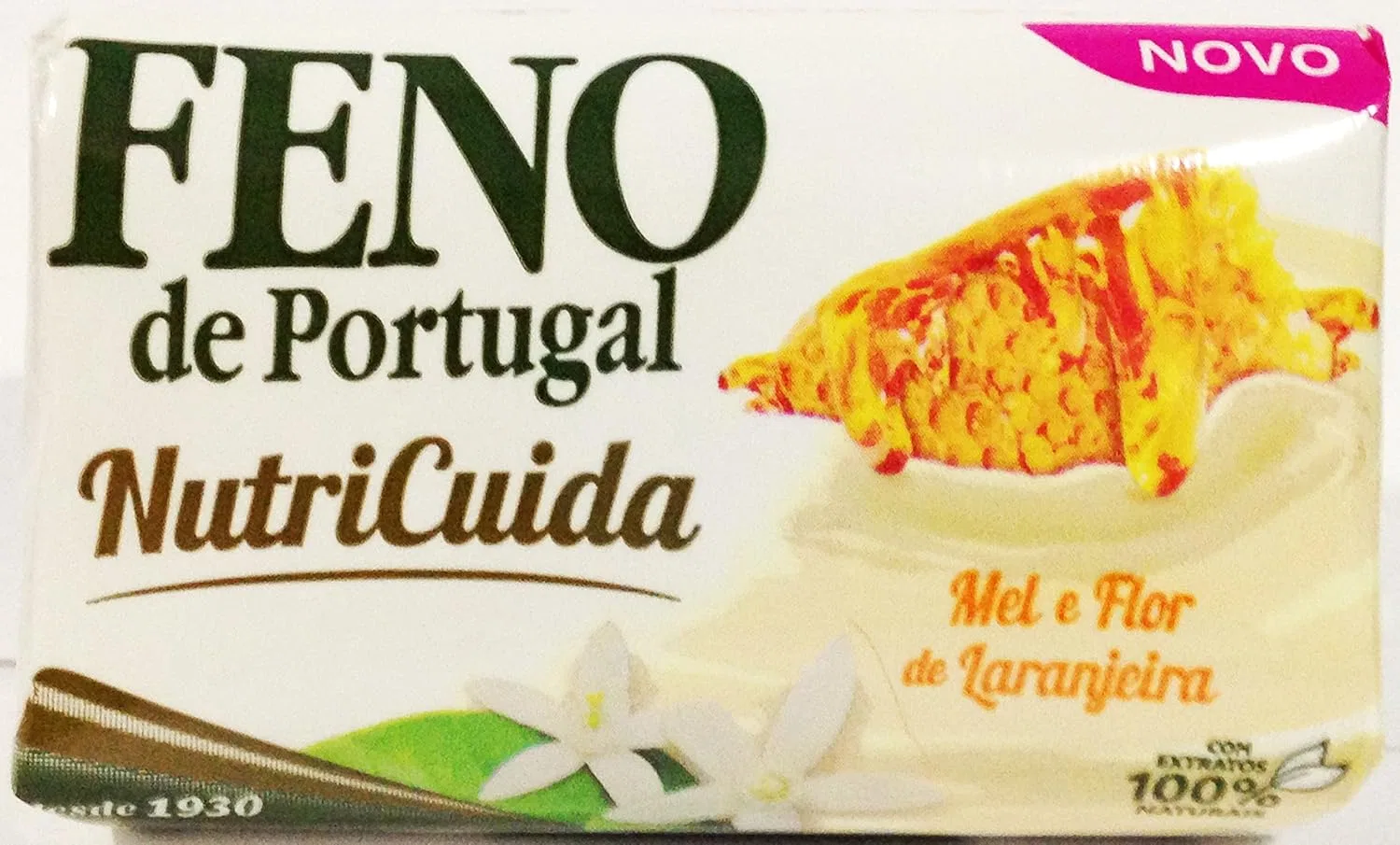 Твердое мыло Мед и Апельсиновый Цвет, Feno de Portugal, 90г