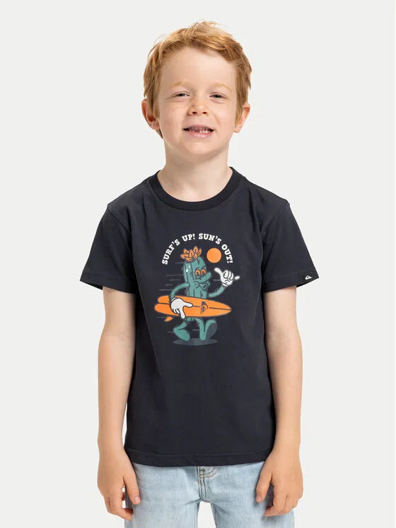Футболка regular fit Ev Gone Surfing Quiksilver, черный