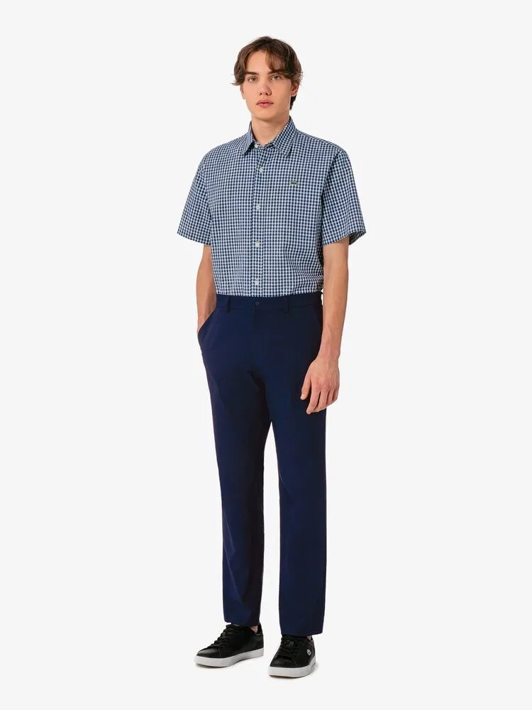 Брюки из стрейч-ткани LACOSTE, Navy — фото 4