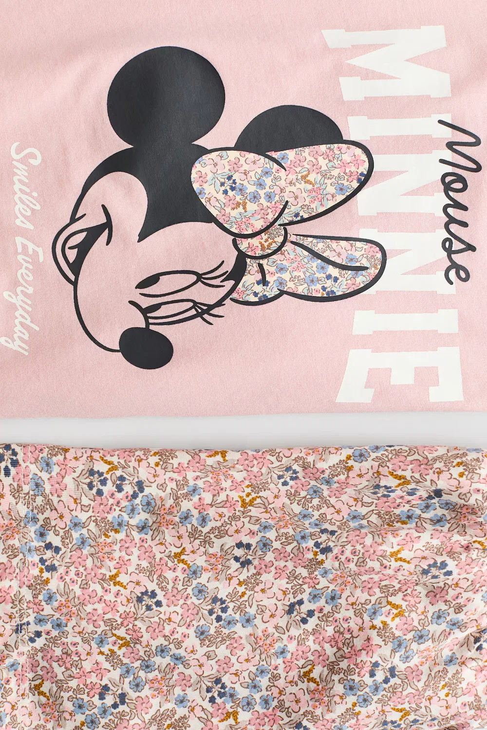 Пижама из набивного хлопка H&M, Hellrosa/Minnie Maus — фото 2