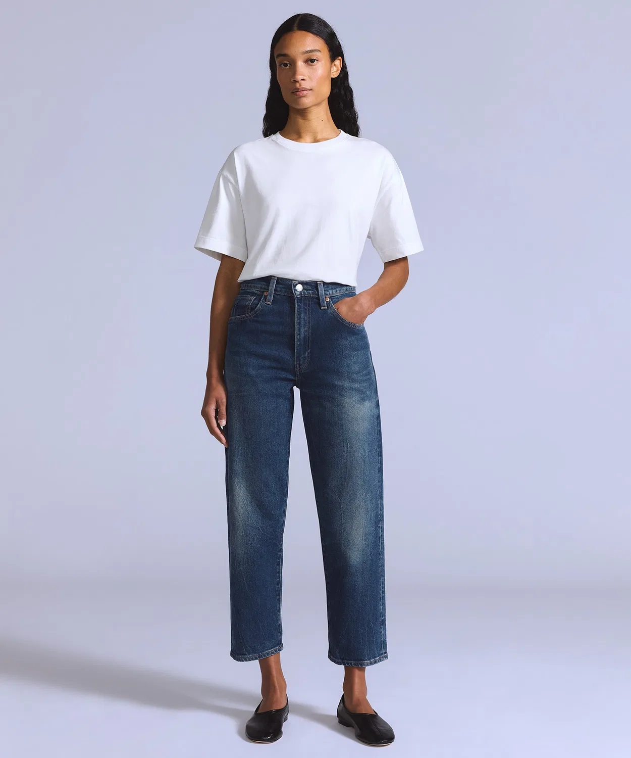 Женские джинсы прямого кроя Column Blue Tab™ Levi's, Indigo Blue — фото 2