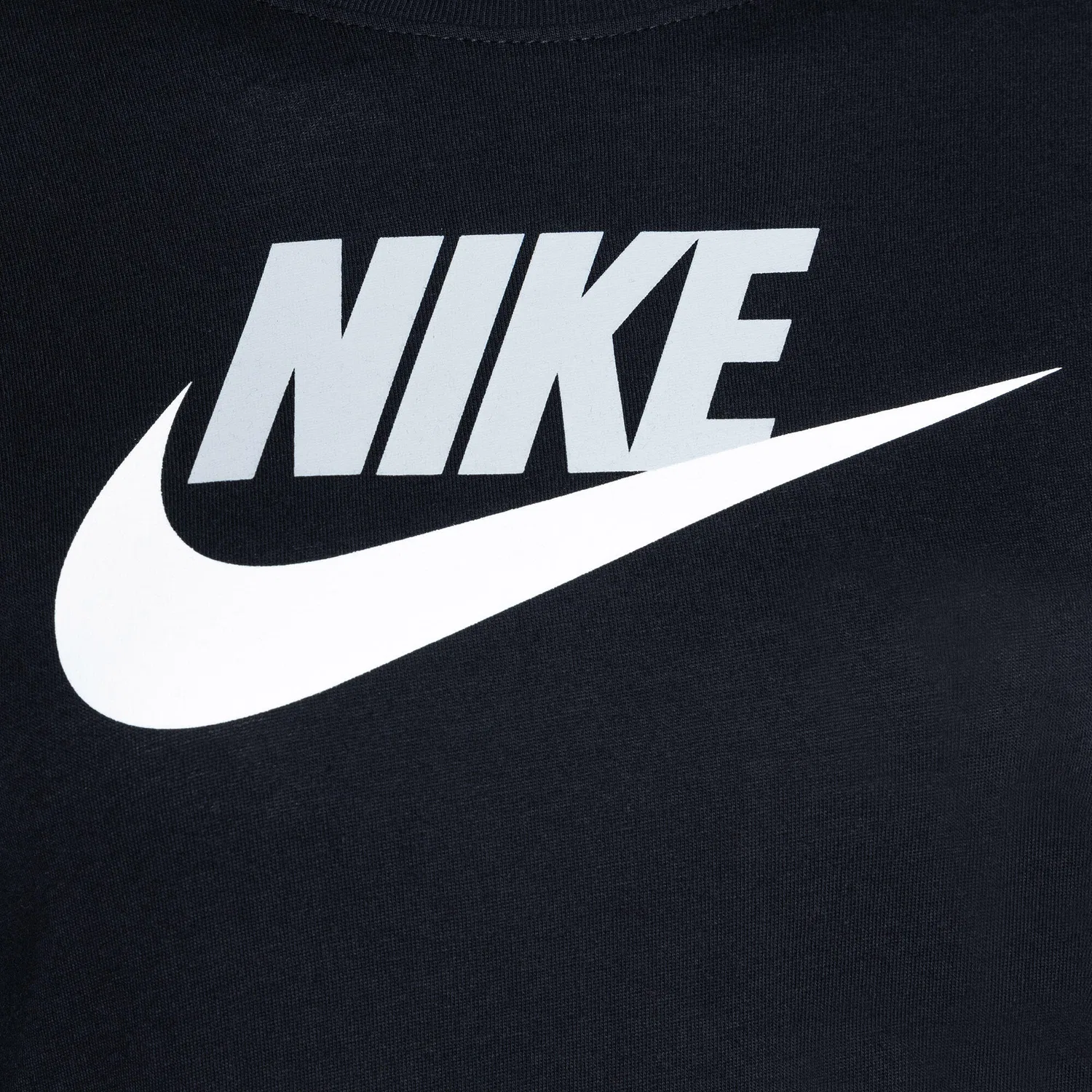 Детская хлопковая футболка Nike Sportswear, Schwarz — фото 3