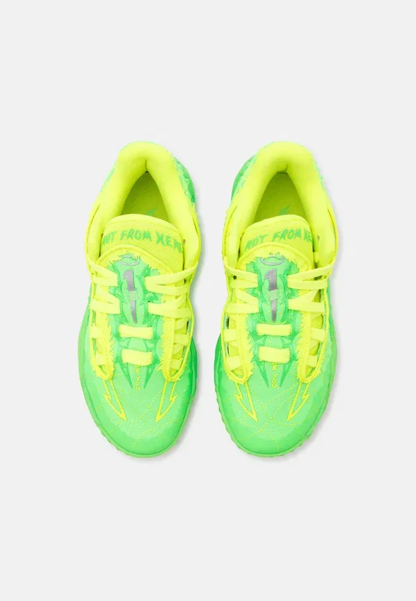 Кроссовки баскетбольные Launch Jr, Puma, Fluro Green Pes/Fluro Yellow Pes, зеленый/желтый — фото 4