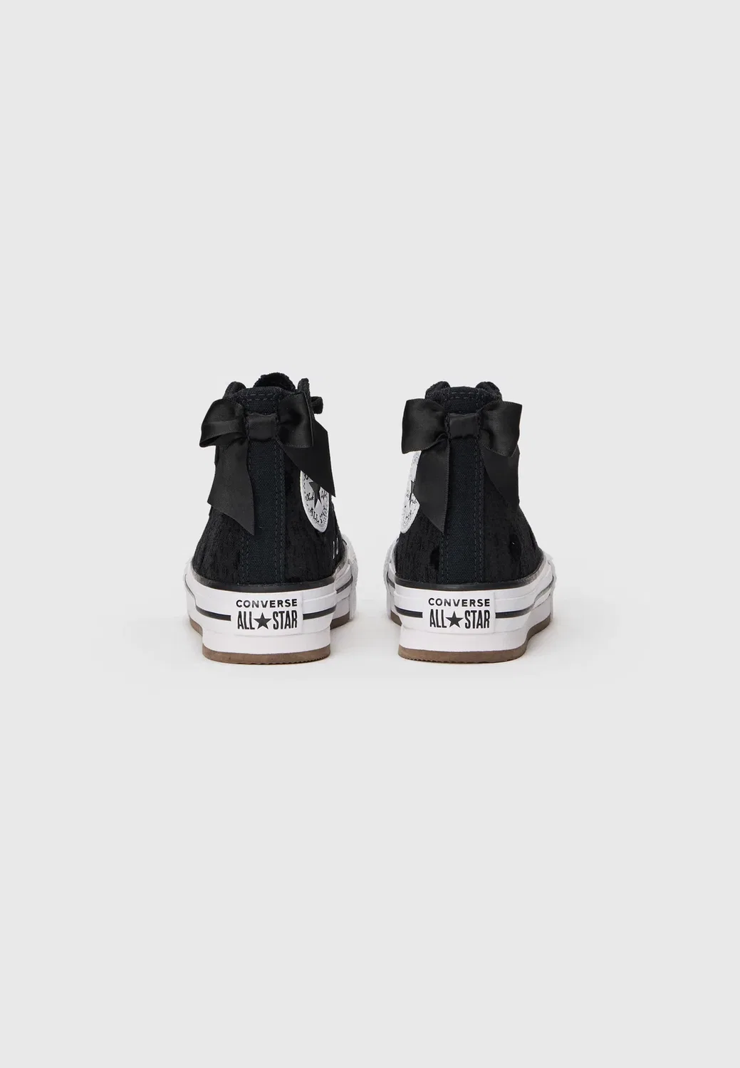 Кроссовки Chuck Taylor All Star Eva Lift унисекс - высокие кроссовки Converse, Black/White — фото 3
