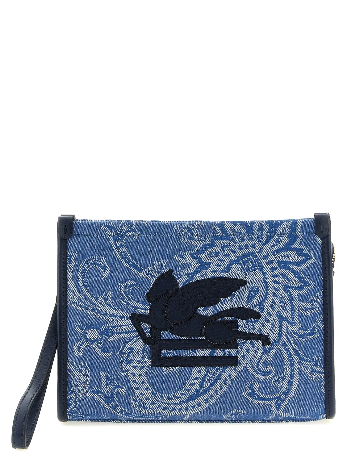 Клатч 'Пейсли' ETRO, голубой