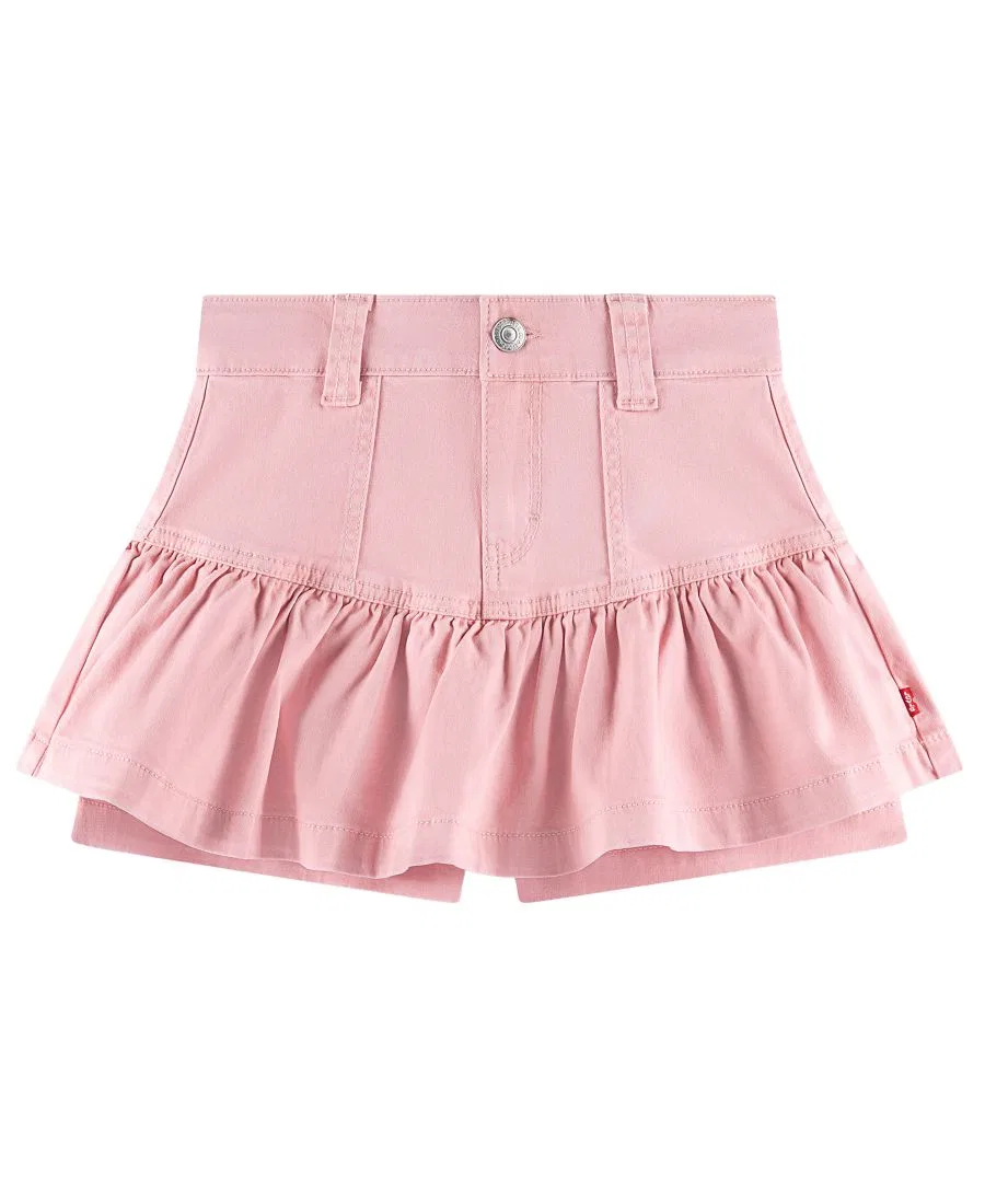 Юбка-шорты с рюшами Girls' 7-16 Ruffled Scooter Skort Levi's, Powder Pink