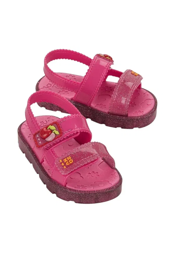 Сандалии с цветочной аппликацией Nina baby col bk991 Zaxy, Pink, розовый — фото 4