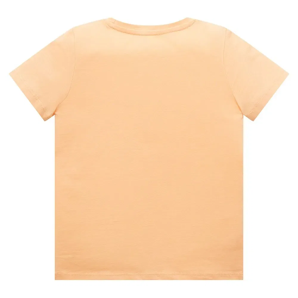 Детская футболка с принтом Printed short sleeve T-shirt Tom tailor, Orange — фото 2