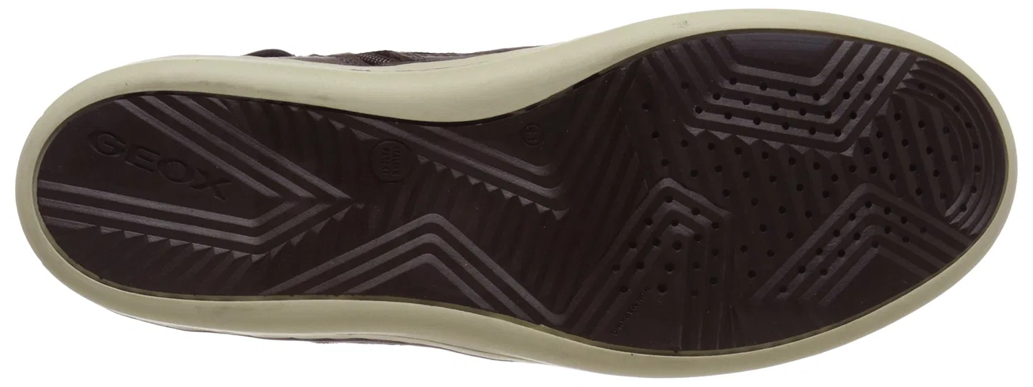 Детские высокие кеды для мальчиков с модельной линией Jr Garcia Boy a Geox, Brown C1696 — фото 4