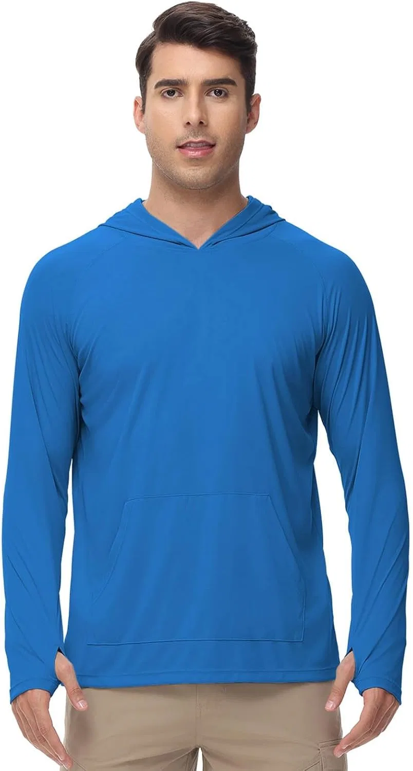 Мужская худи-футболка с капюшоном Regular Fit, Blue