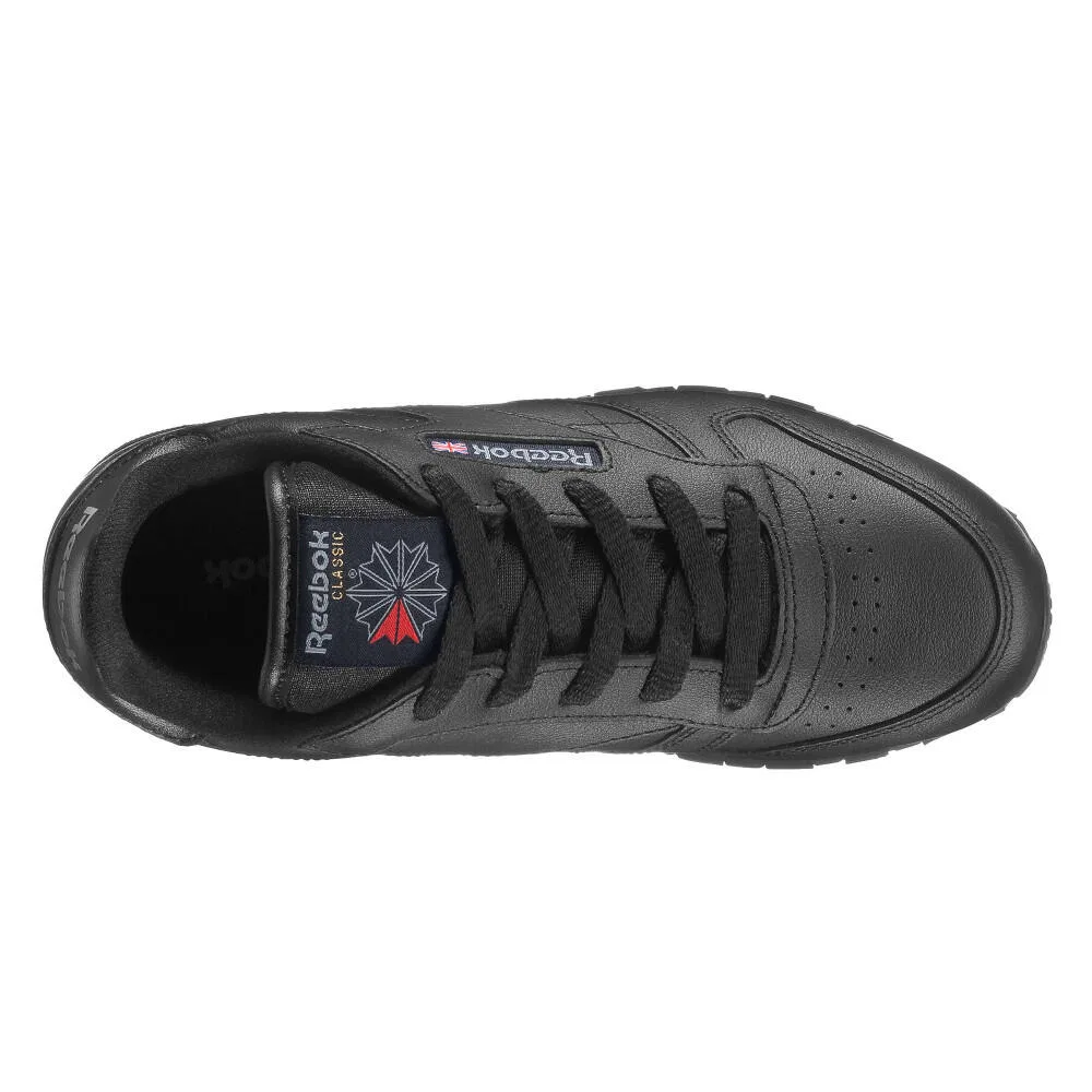 Детские кожаные кроссовки Classic Leather Reebok, Schwarz — фото 3
