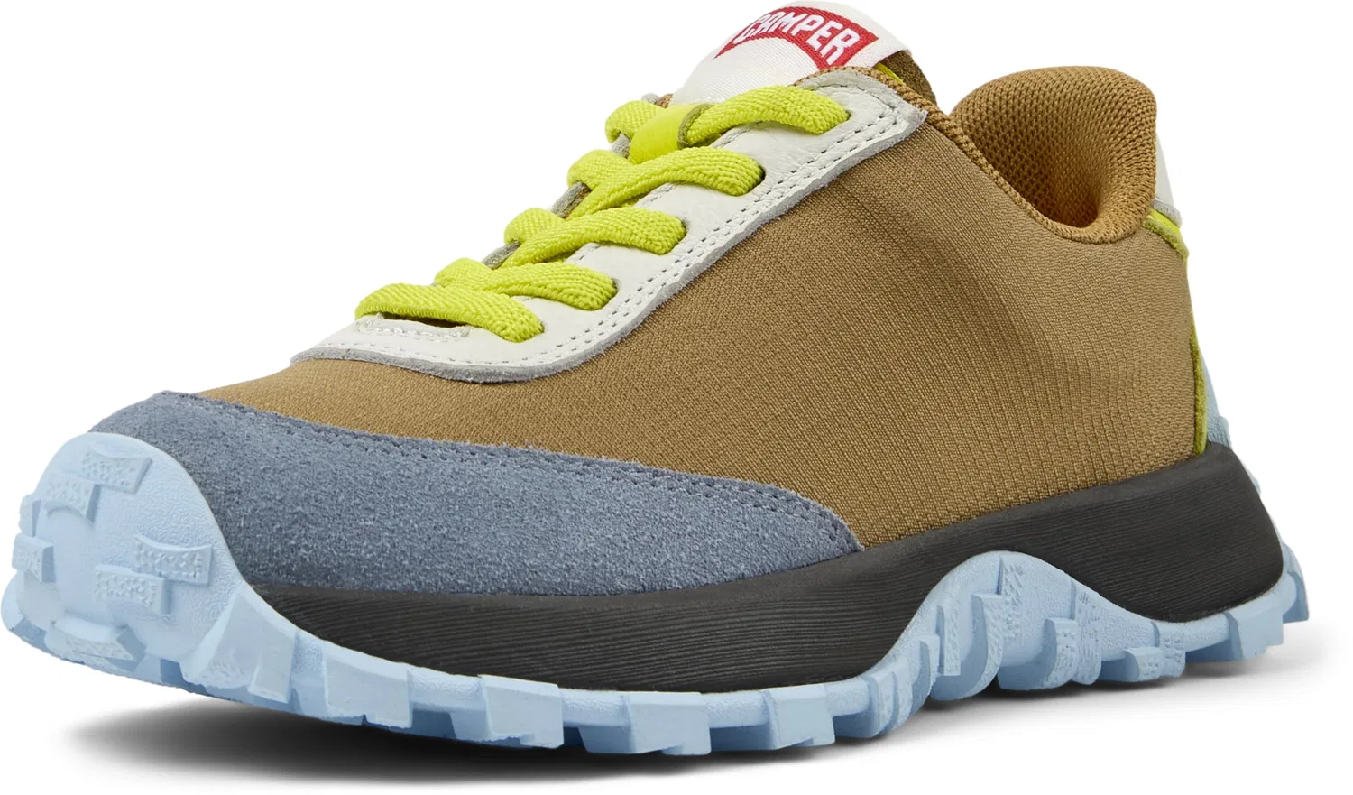 Кроссовки детские Camper Drift Trail K800548, для мальчиков, шнуровка, коричневый