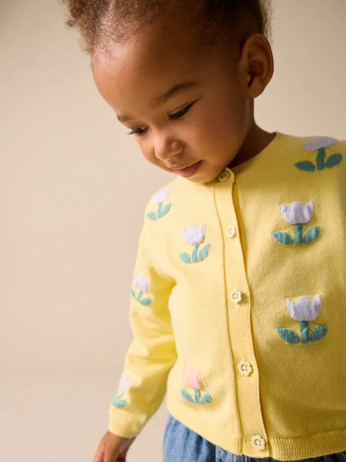 Кардиган с аппликациями Yellow Tulip Next, желтый