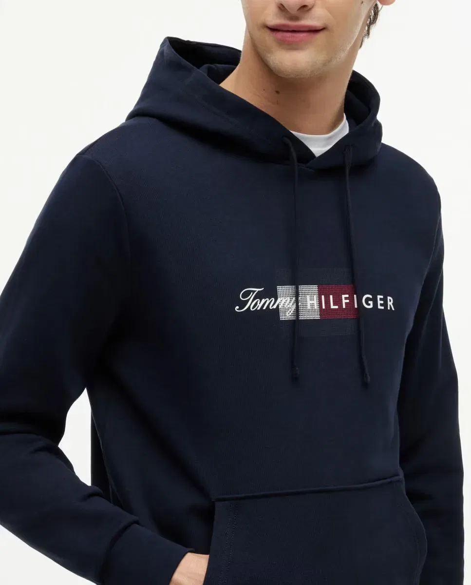 Мужская худи с капюшоном Tommy Hilfiger, Azul Marino — фото 3