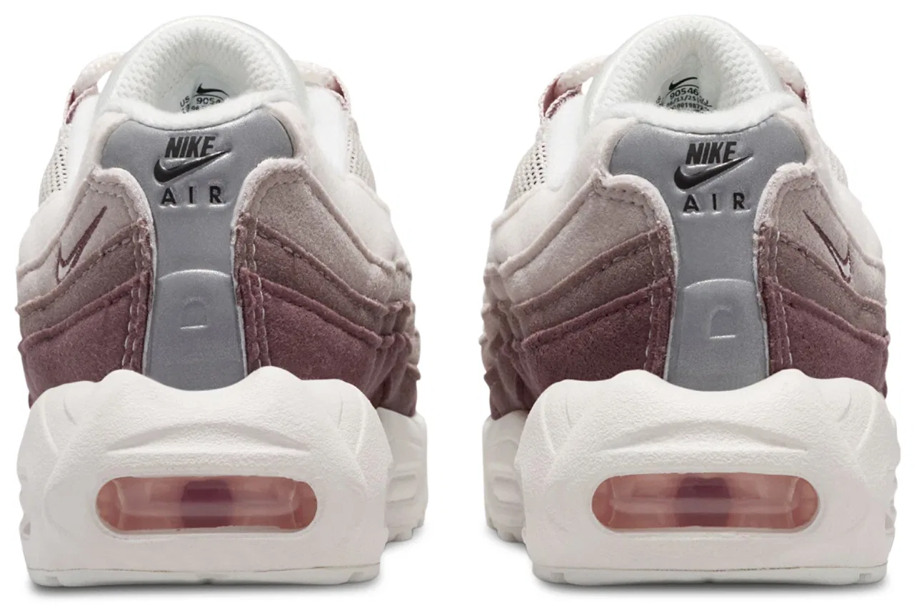 Кроссовки для девочек Air Max 95 Nike, цвет Phantom/Red Silt — фото 3