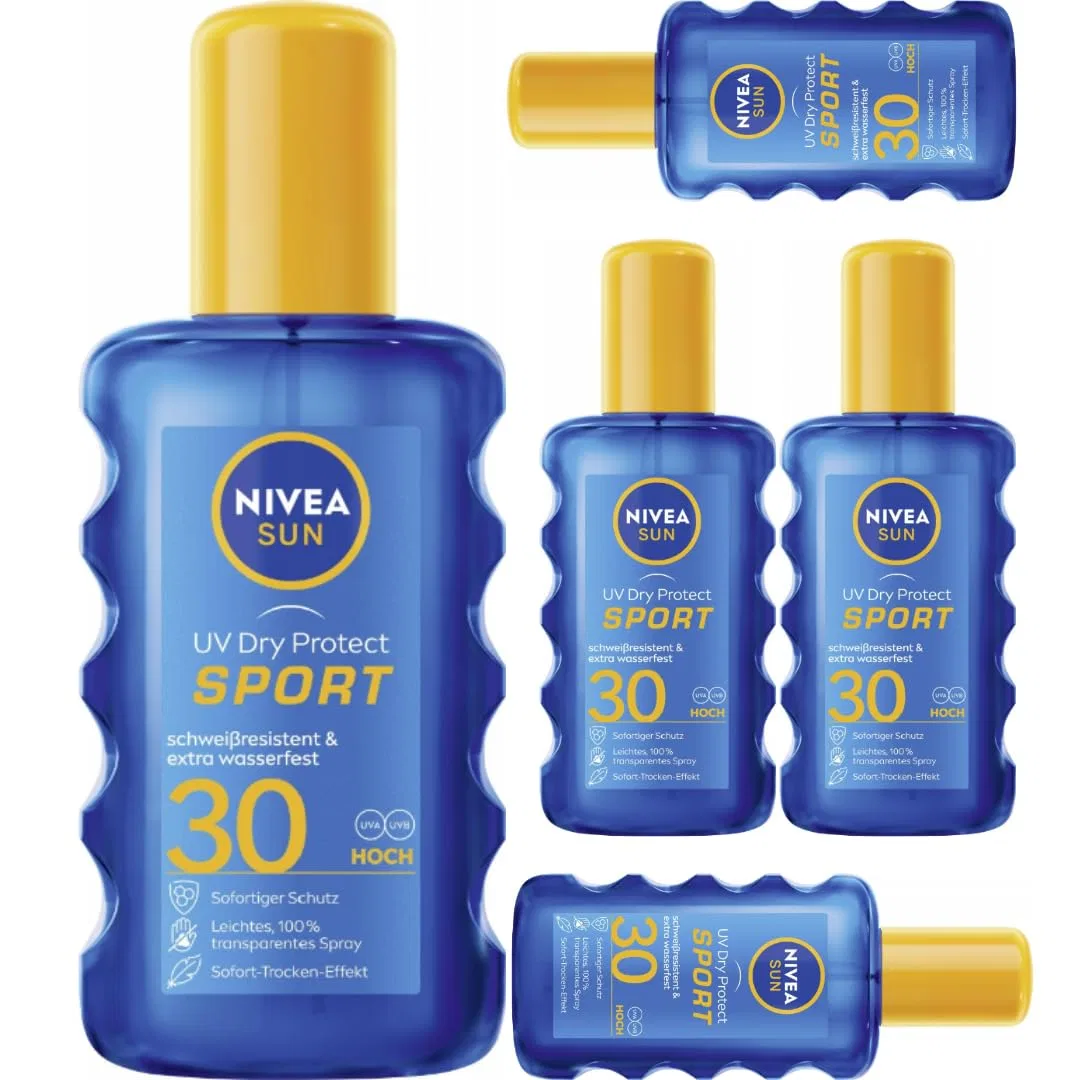Солнцезащитный крем для лица SPF30, Pufai, набор 5 шт., 200 мл, алоэ вера